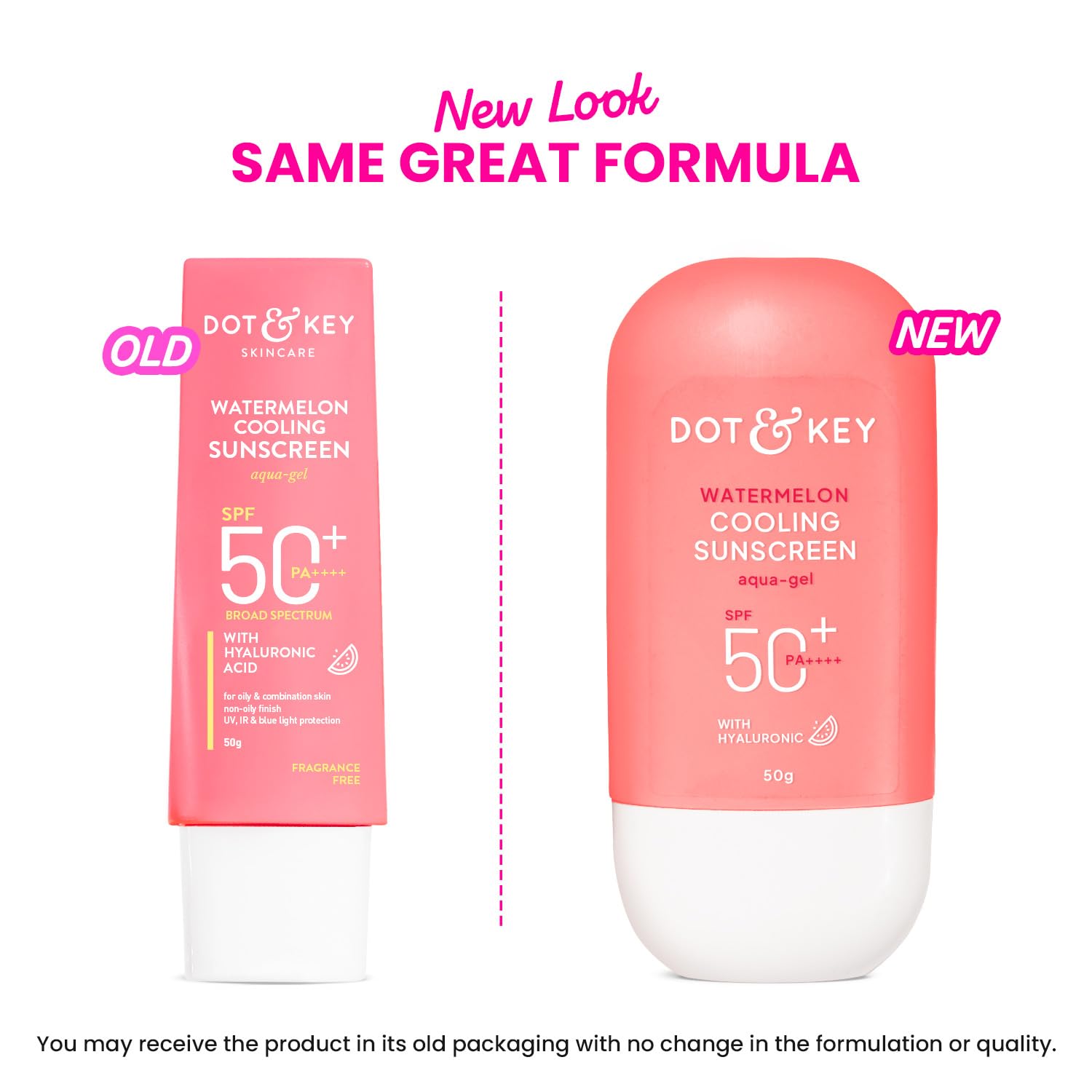 Dot & Key Watermelon Cooling Sunscreen SPF 50 PA++++, Broad Spectrum UV Protection, Gel Cream - back view (14)