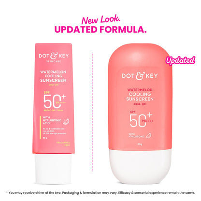 Dot & Key Watermelon Cooling Sunscreen SPF 50 PA++++, Broad Spectrum UV Protection, Gel Cream - size and scale (22)