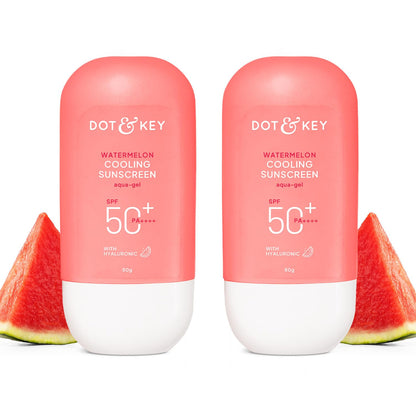 Dot & Key Watermelon Cooling Sunscreen SPF 50 PA++++, Broad Spectrum UV Protection, Gel Cream (23)
