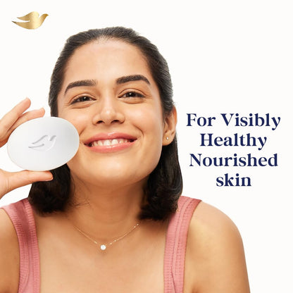 Dove Serum Bar Solid Soap Bars with Nutrient Serum Deep Nourish 1000g 8 x 125g - label detail