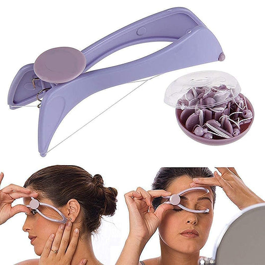 Doville Manual Threading Hair Removal Kit for Eyebrows Face and Body, Non-Electric, Cotton Thread Plucker, 1 Pack