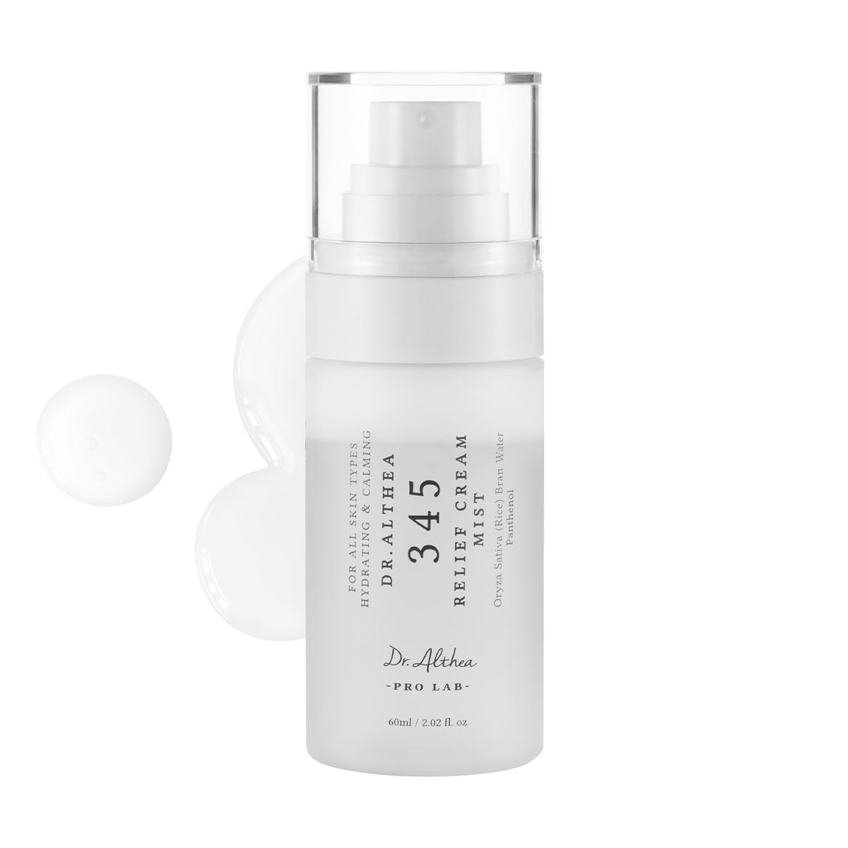 Dr.Althea 345 Relief Cream Mist | Hydrating Facial Mist with Rice Extract | Soothing Care for Sensitive Skin | Vegan Korean S