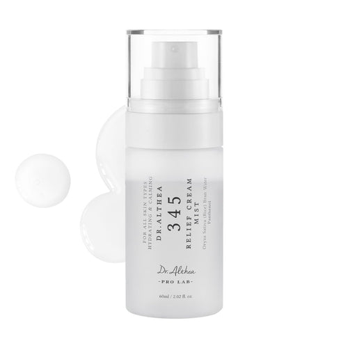 Dr.Althea 345 Relief Cream Mist | Hydrating Facial Mist with Rice Extract | Soothing Care for Sensitive Skin | Vegan Korean S