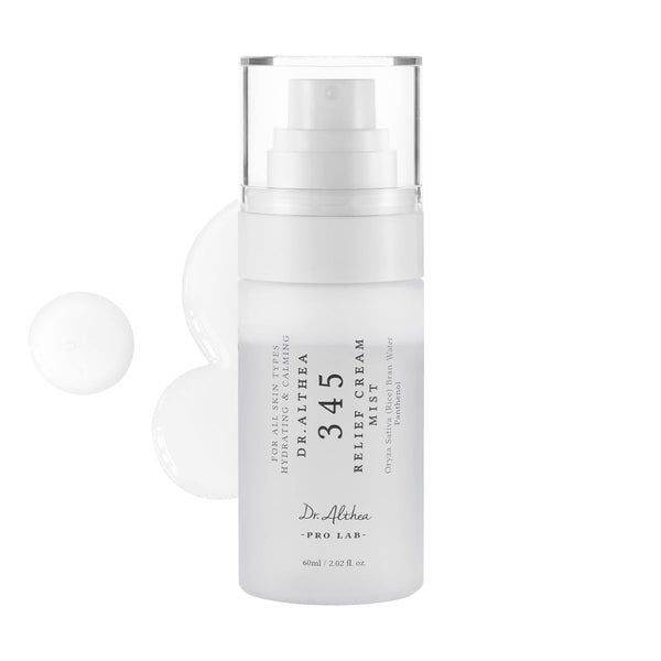 Dr.Althea 345 Relief Cream Mist | Hydrating Facial Mist with Rice Extract | Soothing Care for Sensitive Skin | Vegan Korean S