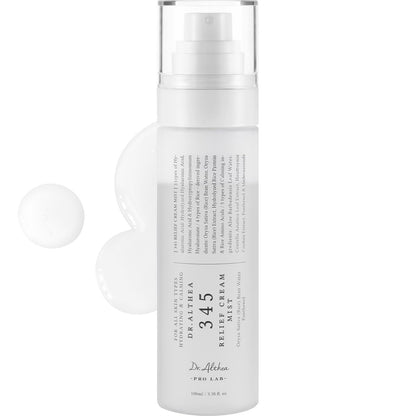Dr.Althea 345 Relief Cream Mist | Hydrating Facial Mist with Rice Extract | Soothing Care for Sensitive Skin | Vegan Korean S