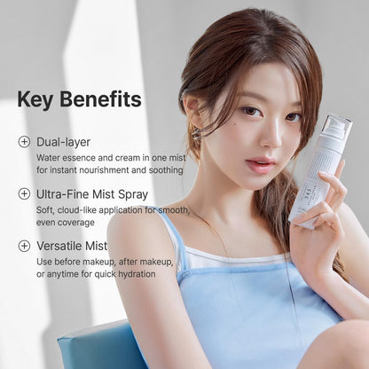 Dr.Althea 345 Relief Cream Mist | Hydrating Facial Mist with Rice Extract | Soothing Care for Sensitive Skin | Vegan Korean S