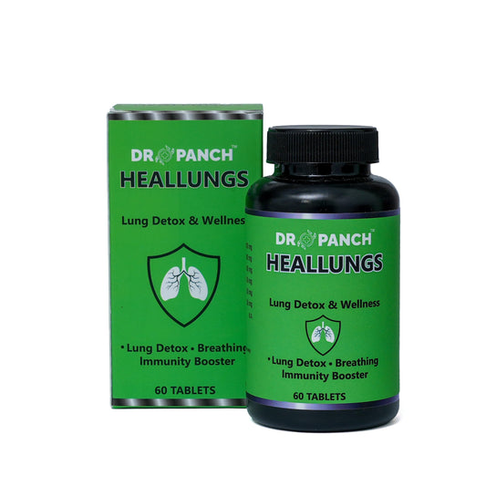 DR PANCH Heallungs Ayurvedic Herbal Supplement, 60 Tablets, Vasa, Mulethi, Sitopaladi, Giloy, Haldi
