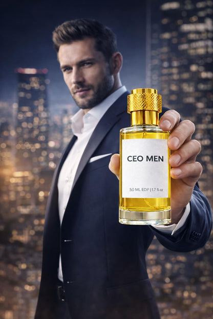 Easteria Perfume CEO MEN Perfume, 50ml, 40% Perfume Oil Concentration, Long-Lasting Unisex Fragrance - front view