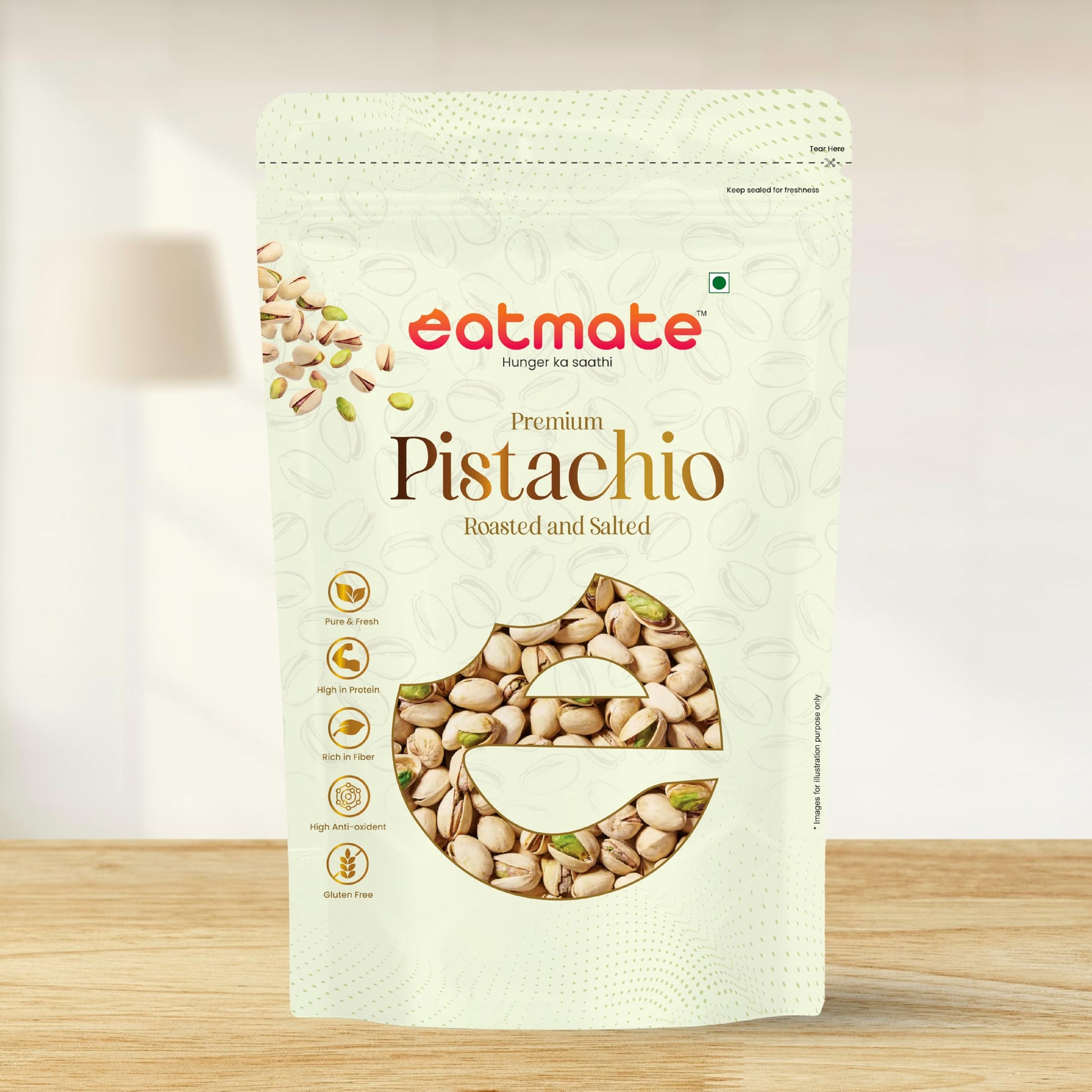 Eatmate Whole Nuts and Dried Fruits, Natural Crunchy Snack for Snacking, Baking, and Cooking - front view (28)