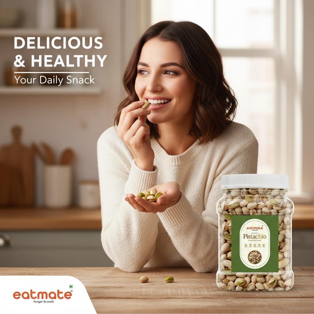 Eatmate Whole Nuts and Dried Fruits, Natural Crunchy Snack for Snacking, Baking, and Cooking - front view (33)