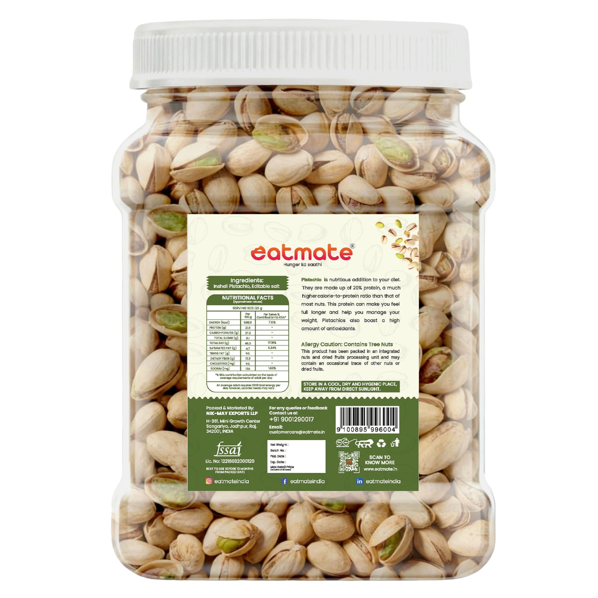Eatmate Whole Nuts and Dried Fruits, Natural Crunchy Snack for Snacking, Baking, and Cooking - packaging (34)