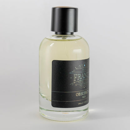 Eau DuFrance Obsession Eau de Parfum for Men, 100ml, Woody Spicy Fragrance - packaging