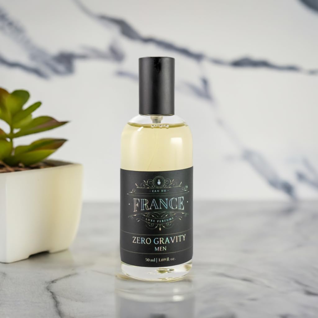 Eau DuFrance Zero Gravity Eau de Parfum for Men, 50ml, Long-Lasting Fragrance with Citrus and Wood Notes