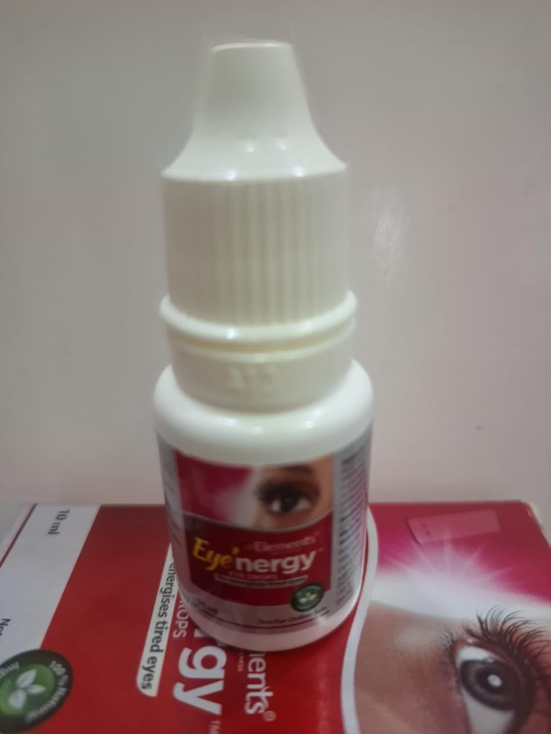 Elements Wellness Eye Nergy Eye Drops, 10ml, Ayurvedic Eye Drops - front view