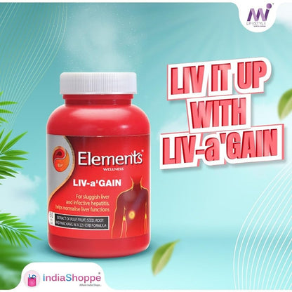 Elements Wellness Liv-a'gain 60 Capsules, Elements Wellness, Liv-a'gain - packaging