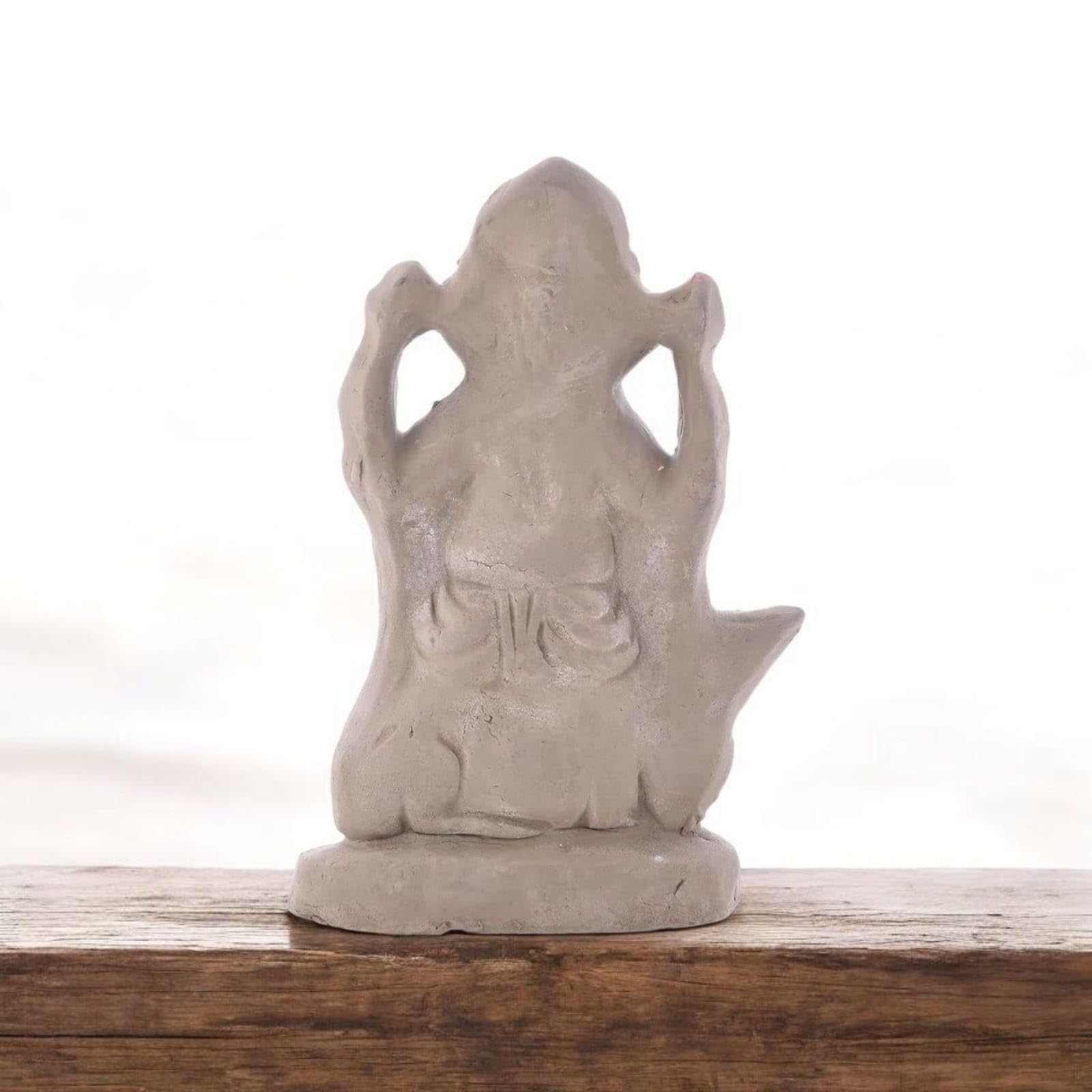 ELIKRAFT Mitti Ganesh Idol, Eco-Friendly Natural Clay Ganesha Figurine for Puja and Visarjan, Biodegradable - ingredients pan