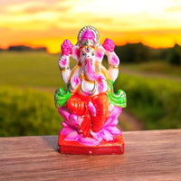 Colored Mitti Ganesha