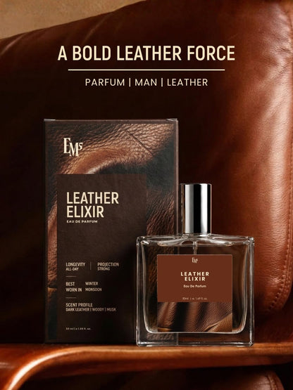 Em5 Coffee Elixir Unisex Eau de Parfum, 50ml, Gourmand Fragrance with Coffee, Vanilla, Cinnamon - front view (24)