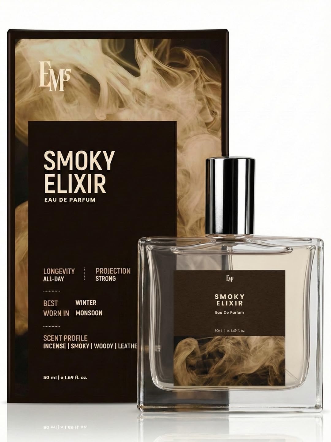 Em5 Coffee Elixir Unisex Eau de Parfum, 50ml, Gourmand Fragrance with Coffee, Vanilla, Cinnamon (37)