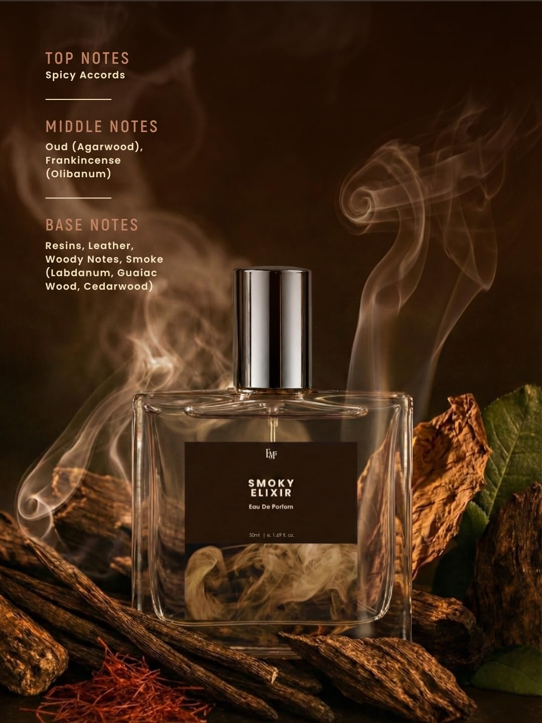 Em5 Coffee Elixir Unisex Eau de Parfum, 50ml, Gourmand Fragrance with Coffee, Vanilla, Cinnamon - packaging (40)