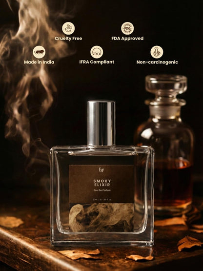 Em5 Coffee Elixir Unisex Eau de Parfum, 50ml, Gourmand Fragrance with Coffee, Vanilla, Cinnamon - label detail (41)