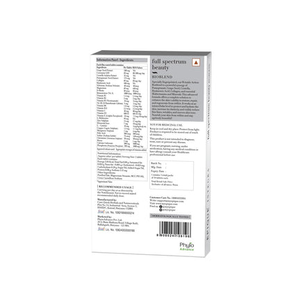Epique Integra Beauty Bioblend Supplement, 30+ Ingredients, Swiss Formula, 1 Tablet Daily, Adult - front view
