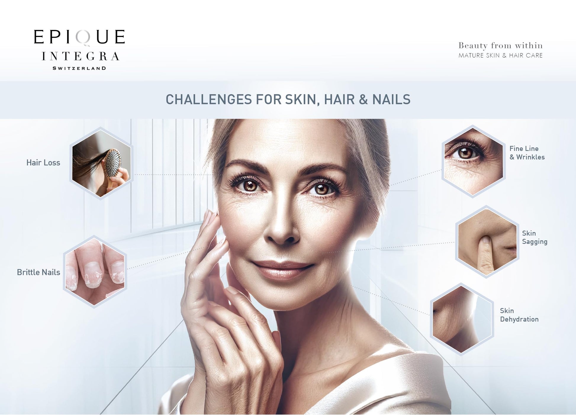 Epique Integra Beauty Bioblend Supplement, 30+ Ingredients, Swiss Formula, 1 Tablet Daily, Adult - label detail