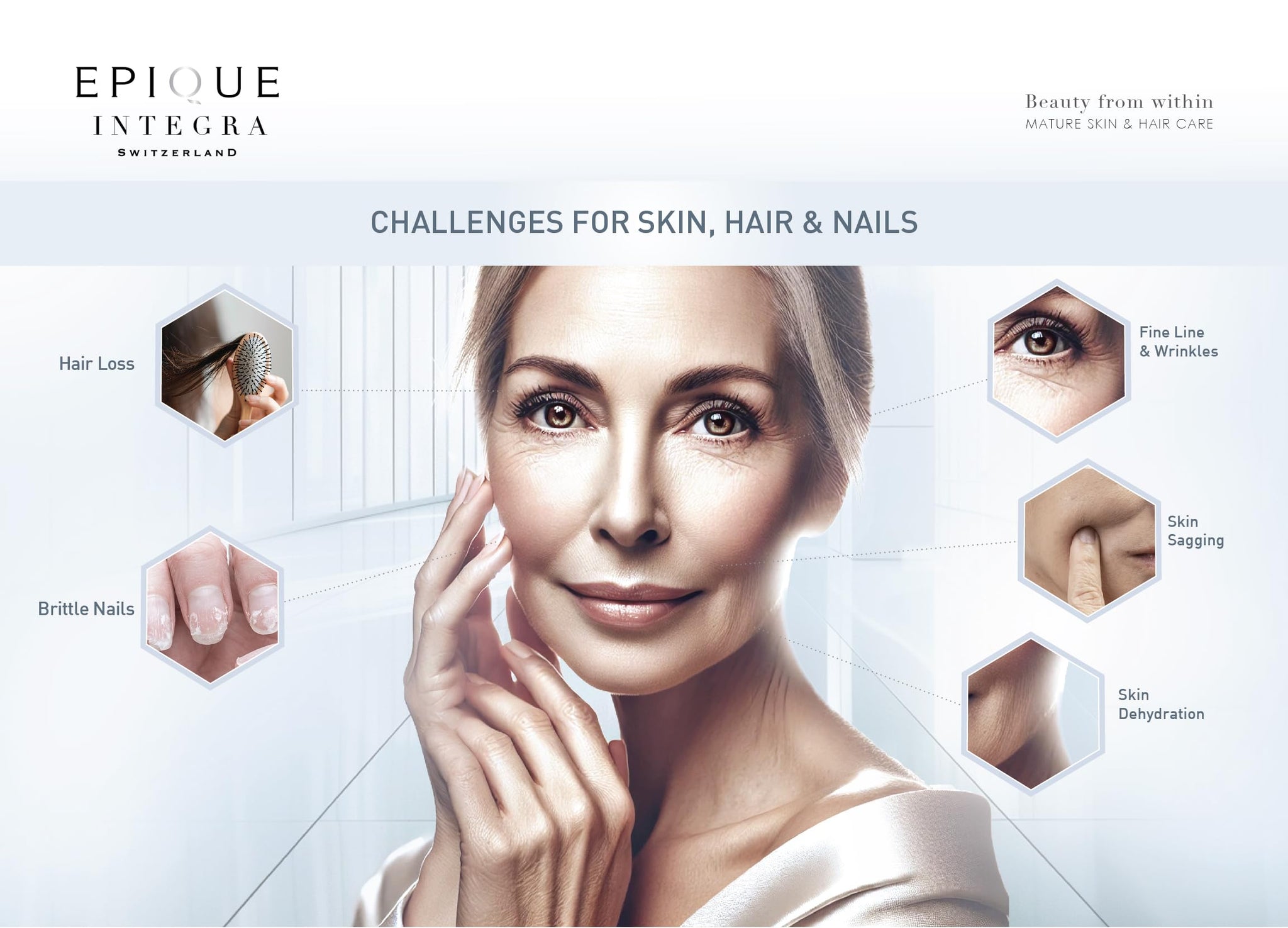 Epique Integra Beauty Bioblend Supplement, 30+ Ingredients, Swiss Formula, 1 Tablet Daily, Adult - label detail