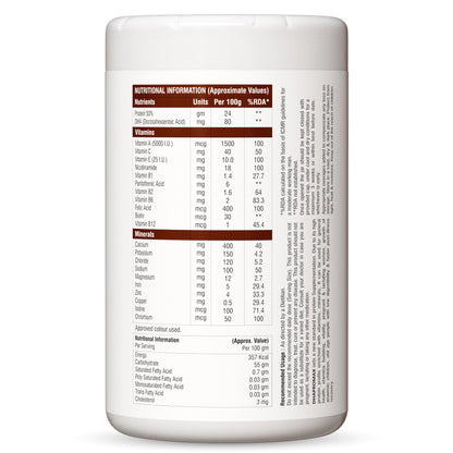ETHIXELITE DHA Pro Max Sugar Free Chocolate Protein Powder with Vitamins, Minerals and Zinc - in use