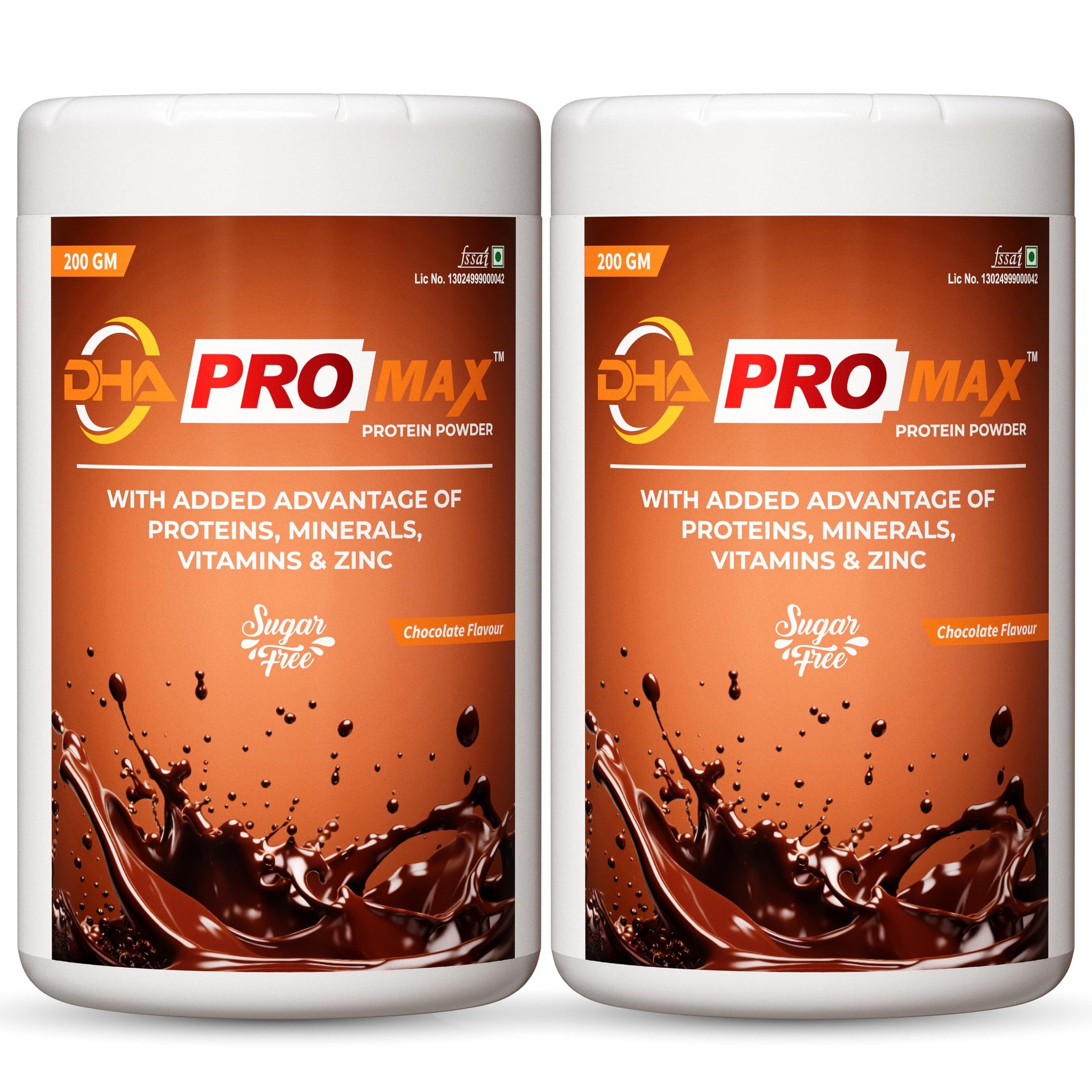 ETHIXELITE DHA Pro Max Sugar Free Chocolate Protein Powder with Vitamins, Minerals and Zinc (8)