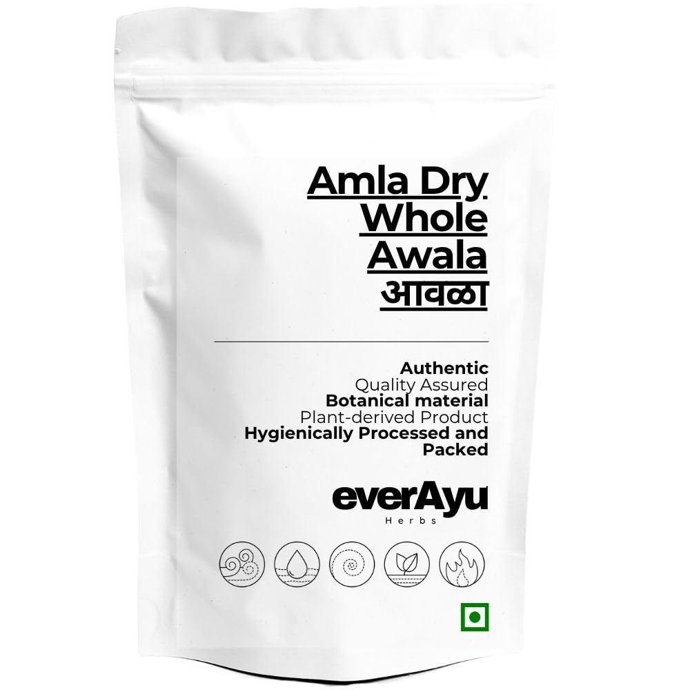 everayu Amla Whole Dry (Emblica Officinalis), Dried Indian Gooseberry - front view