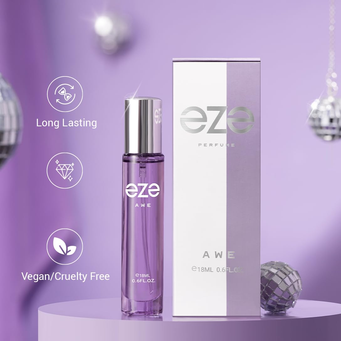 Eze Eau de Parfum For Women Travel Size 18ml Single Bottle Adult Personal Fragrance - back view