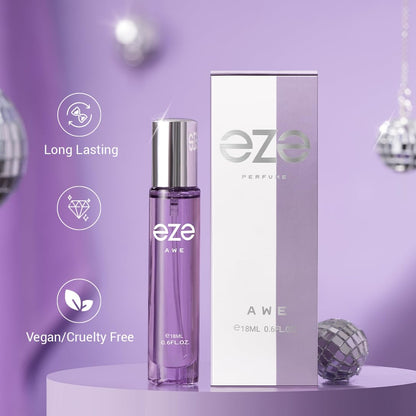 Eze Eau de Parfum For Women Travel Size 18ml Single Bottle Adult Personal Fragrance - back view
