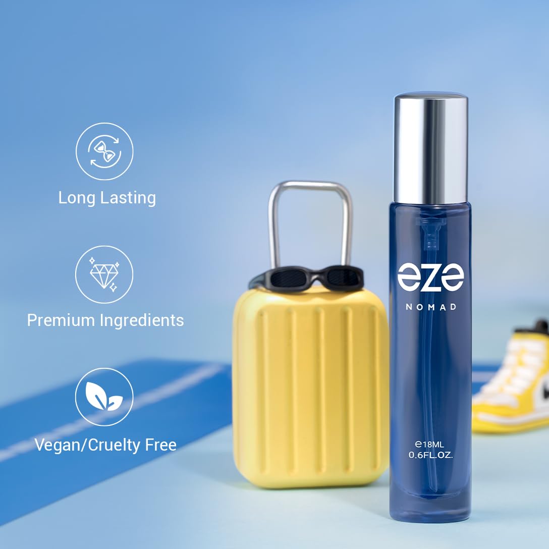 Eze Eau de Parfum For Women Travel Size 18ml Single Bottle Adult Personal Fragrance - back view (31)