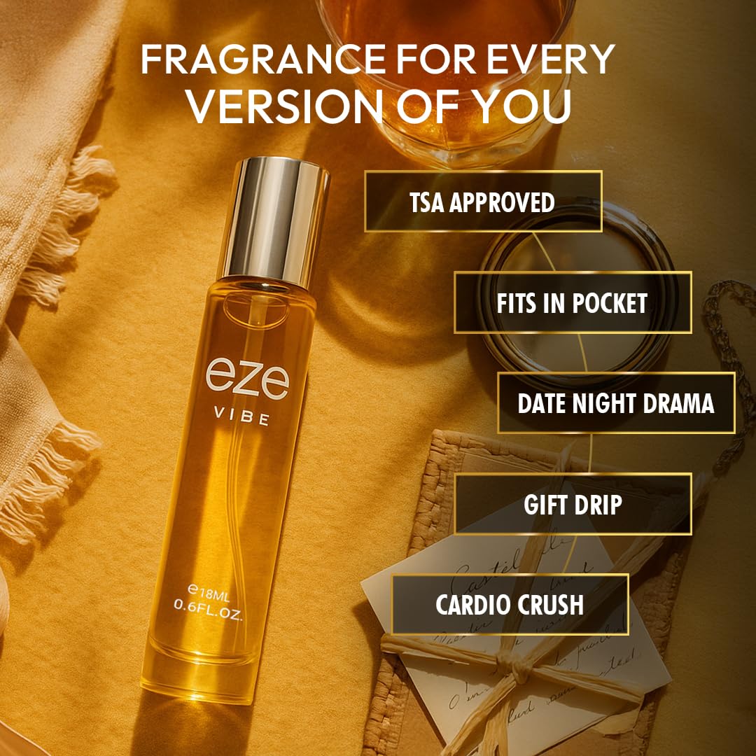 Eze Eau de Parfum For Women Travel Size 18ml Single Bottle Adult Personal Fragrance - back view (43)