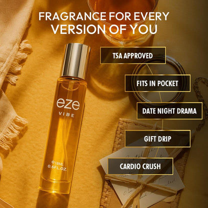 Eze Eau de Parfum For Women Travel Size 18ml Single Bottle Adult Personal Fragrance - back view (43)