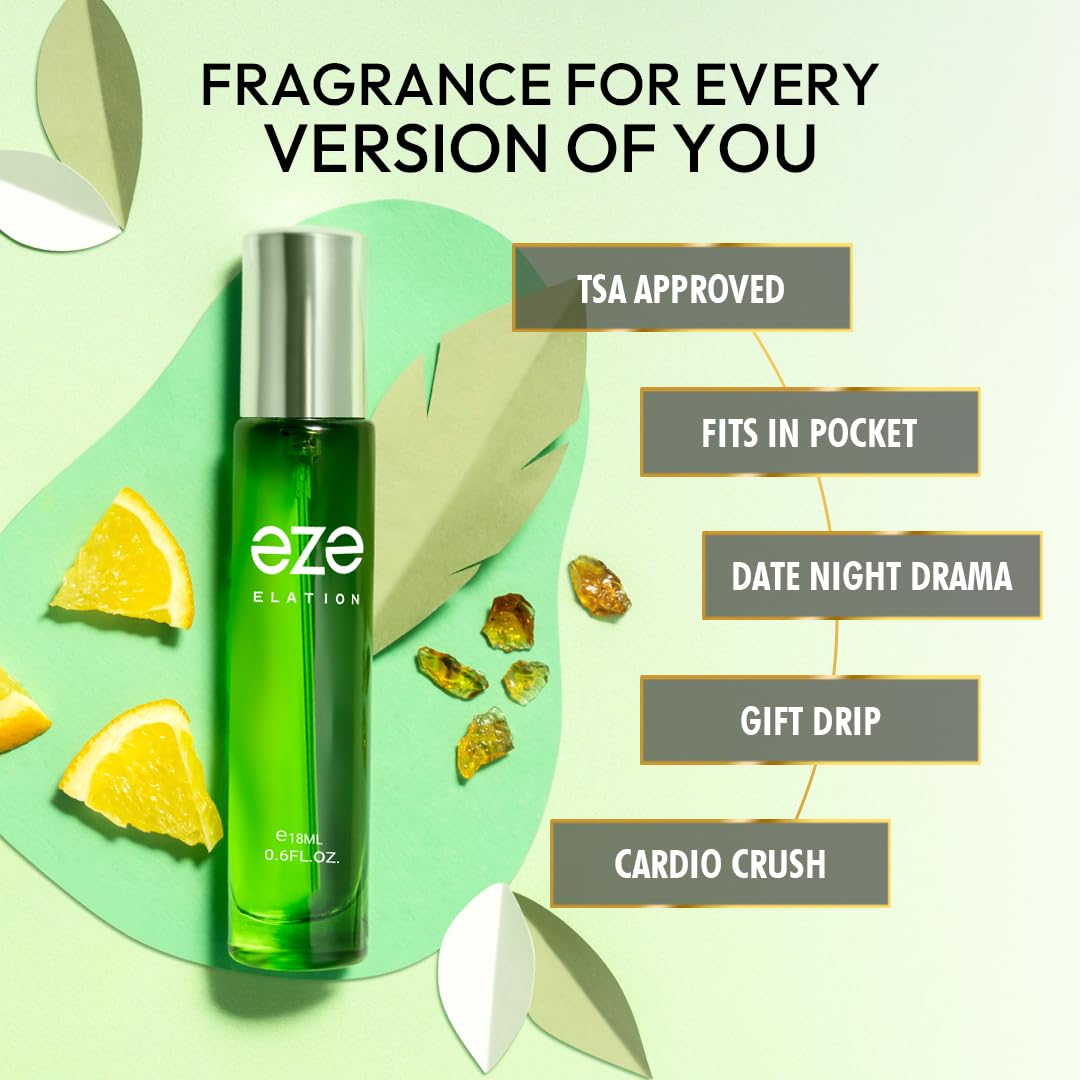 Eze Eau de Parfum For Women Travel Size 18ml Single Bottle Adult Personal Fragrance - back view (8)