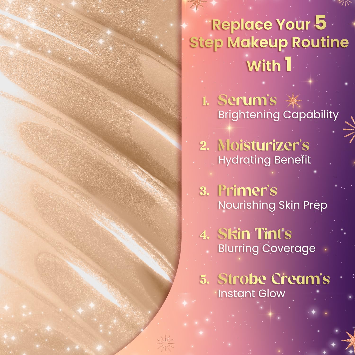 FACESCANADA Strobe Cream, 18ml, Illuminating Primer and Highlighter with Shea Butter and Hyaluronic Acid - packaging (11)