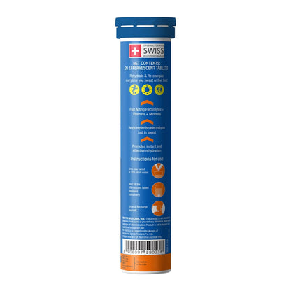 Fast&Up Reload (10 Litres) Low Sugar energy drink for Instant Hydration - 40 Effervescent Tablets with all 5 Essential Electr