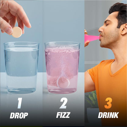 Fast&Up Reload (10 Litres) Low Sugar energy drink for Instant Hydration - 40 Effervescent Tablets with all 5 Essential Electr