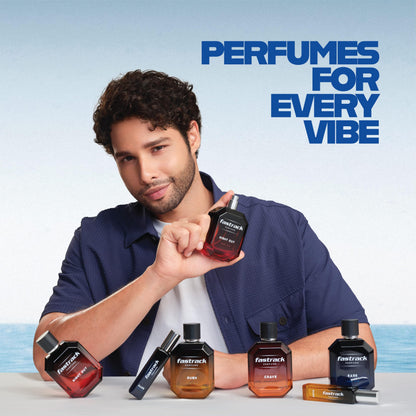 Fastrack Night Out Eau de Parfum for Men, Grapefruit Cardamom Lavender, IFRA Certified - front view