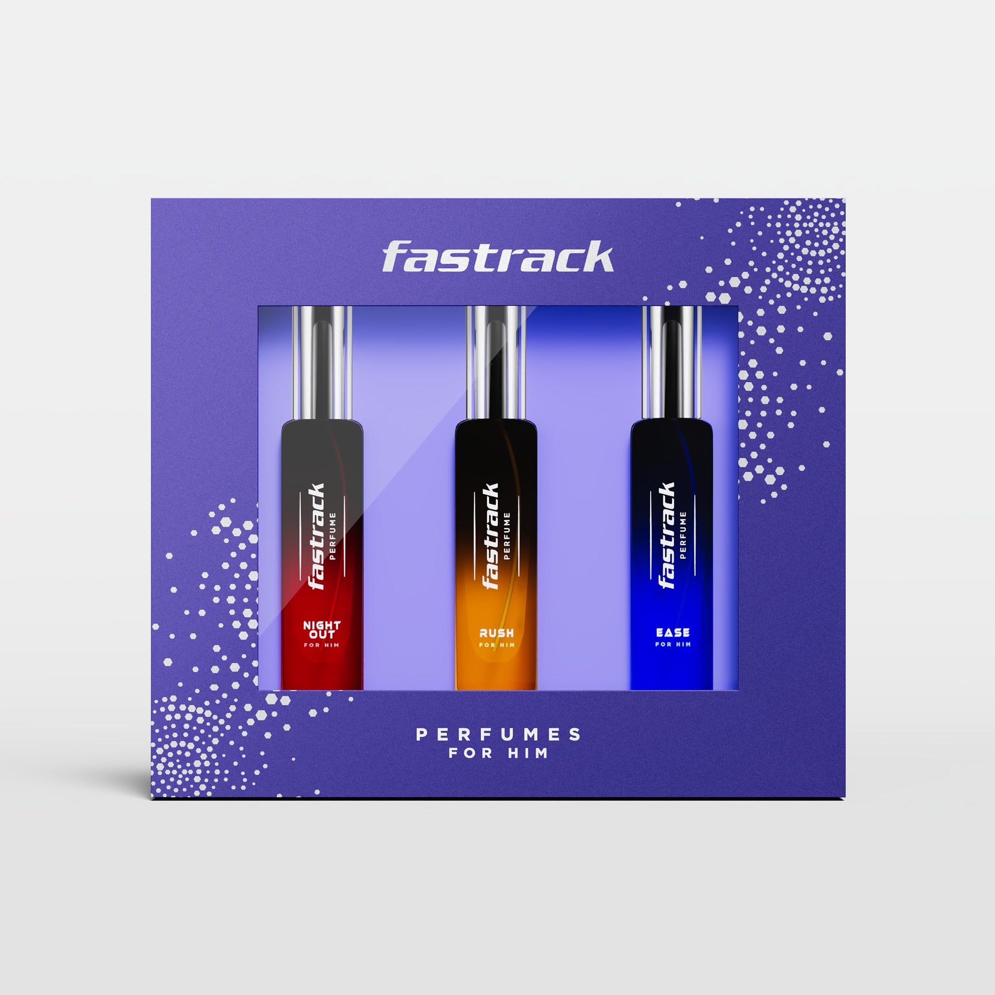 Fastrack Perfume Gift Set for Men – Ease, Night Out & Rush (3 x 20ml) – Rakhi Special for Brother