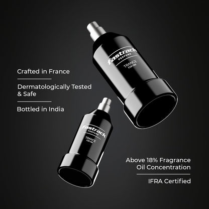 Fastrack Trance Men Perfume Wood Scent Spray, 100ml by Titan Company, Modern - back view