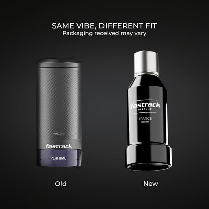 Fastrack Trance Men Perfume Wood Scent Spray, 100ml by Titan Company, Modern - label detail