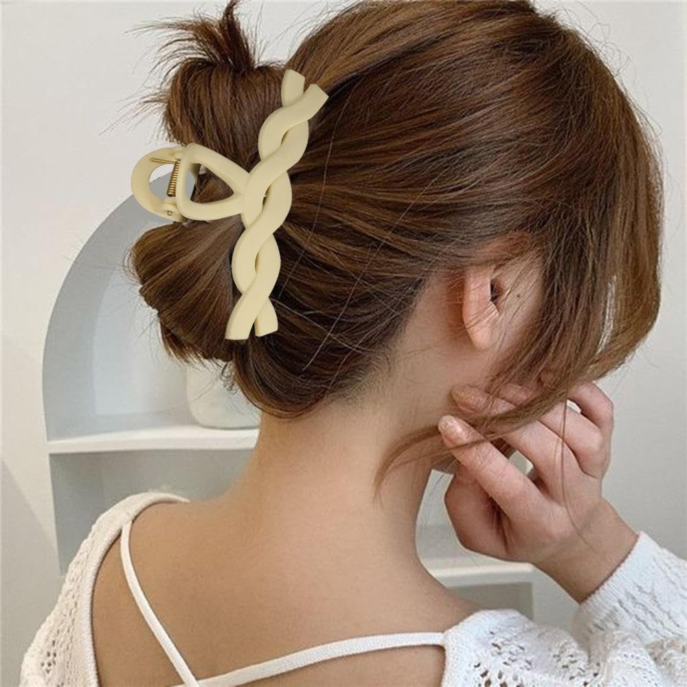 FemiDazzle Hair Claw Clips, Strong Hold Matte Nonslip Claws, Multicolor Set for Women - close-up detail (15)
