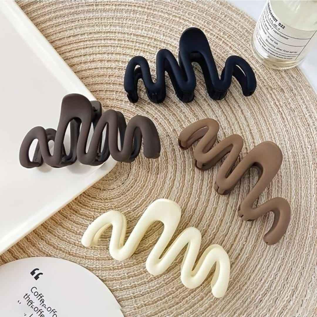 FemiDazzle Hair Claw Clips, Strong Hold Matte Nonslip Claws, Multicolor Set for Women - ingredients panel (28)