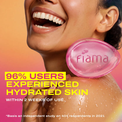 Fiama Gel Bathing Bar Fresh Celebration Multipack, Solid Soap Bars, Unisex - ingredients panel (19)
