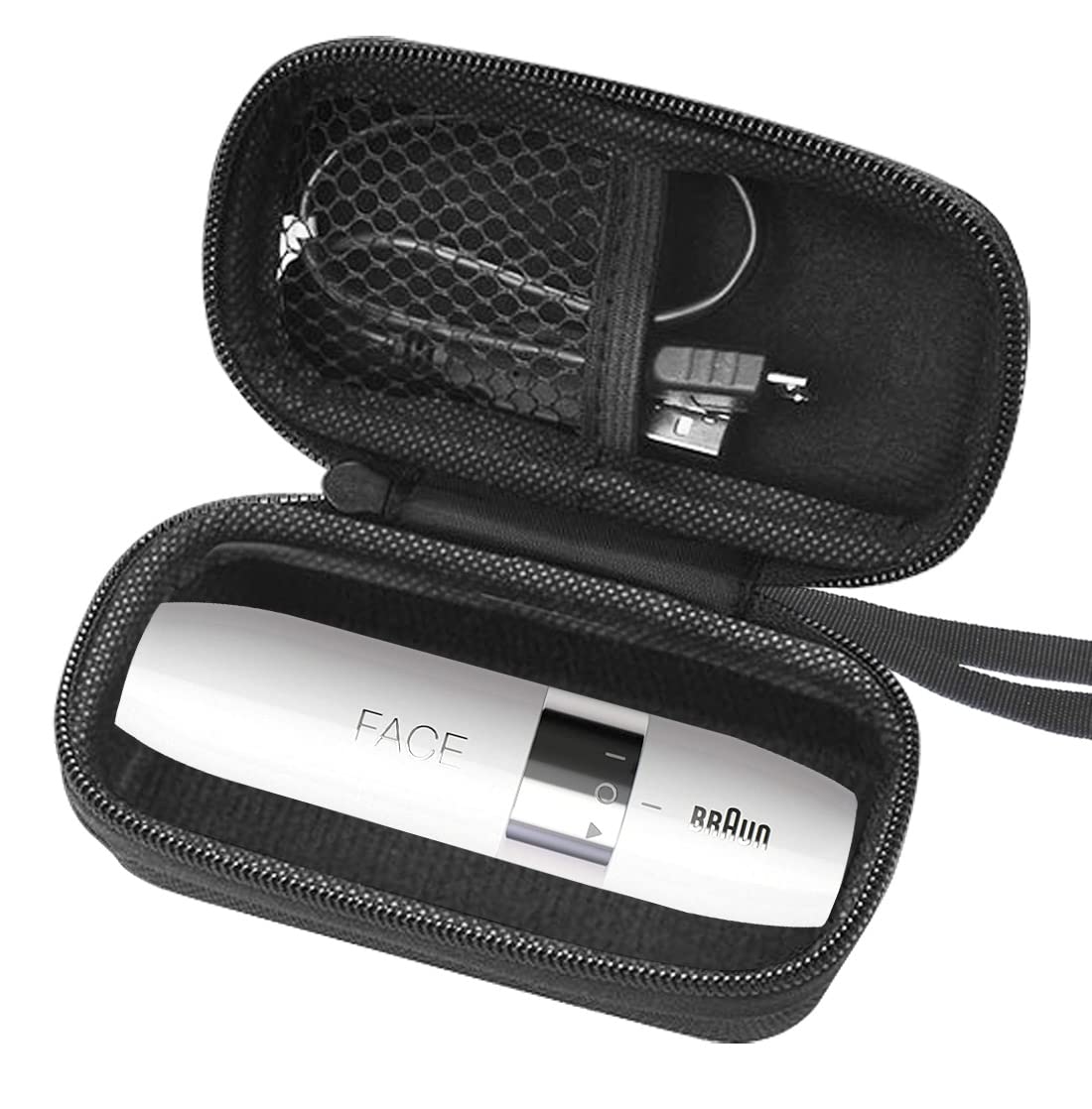 FitSand Hard Case Compatible with Braun Mini Hair Remover Electric Facial Hair Removal, EVA Travel Case