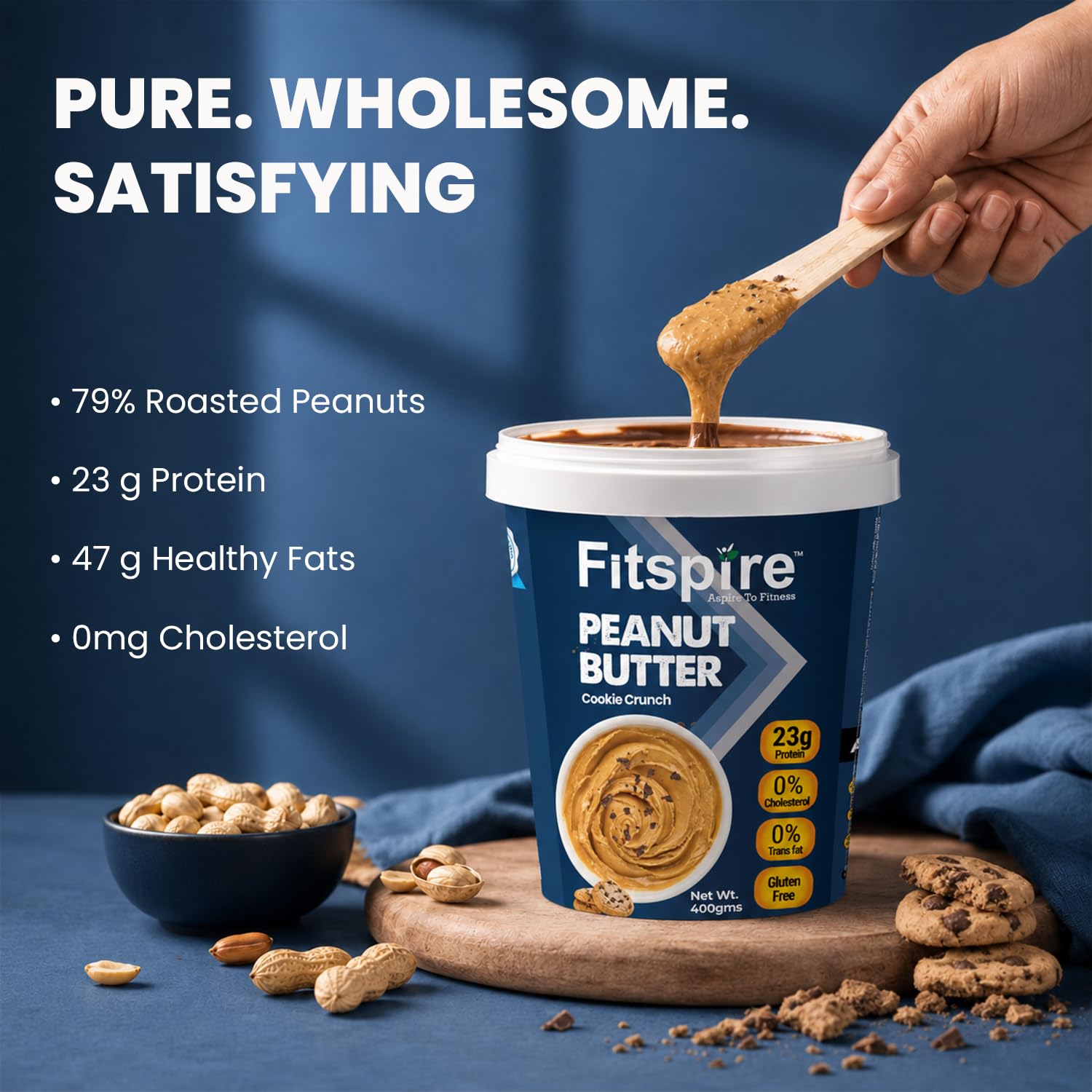 Fitspire Fit Super Pro Whey Protein Powder, 2 lbs (1350g), Whey Isolate & Concentrate Blend - packaging (12)