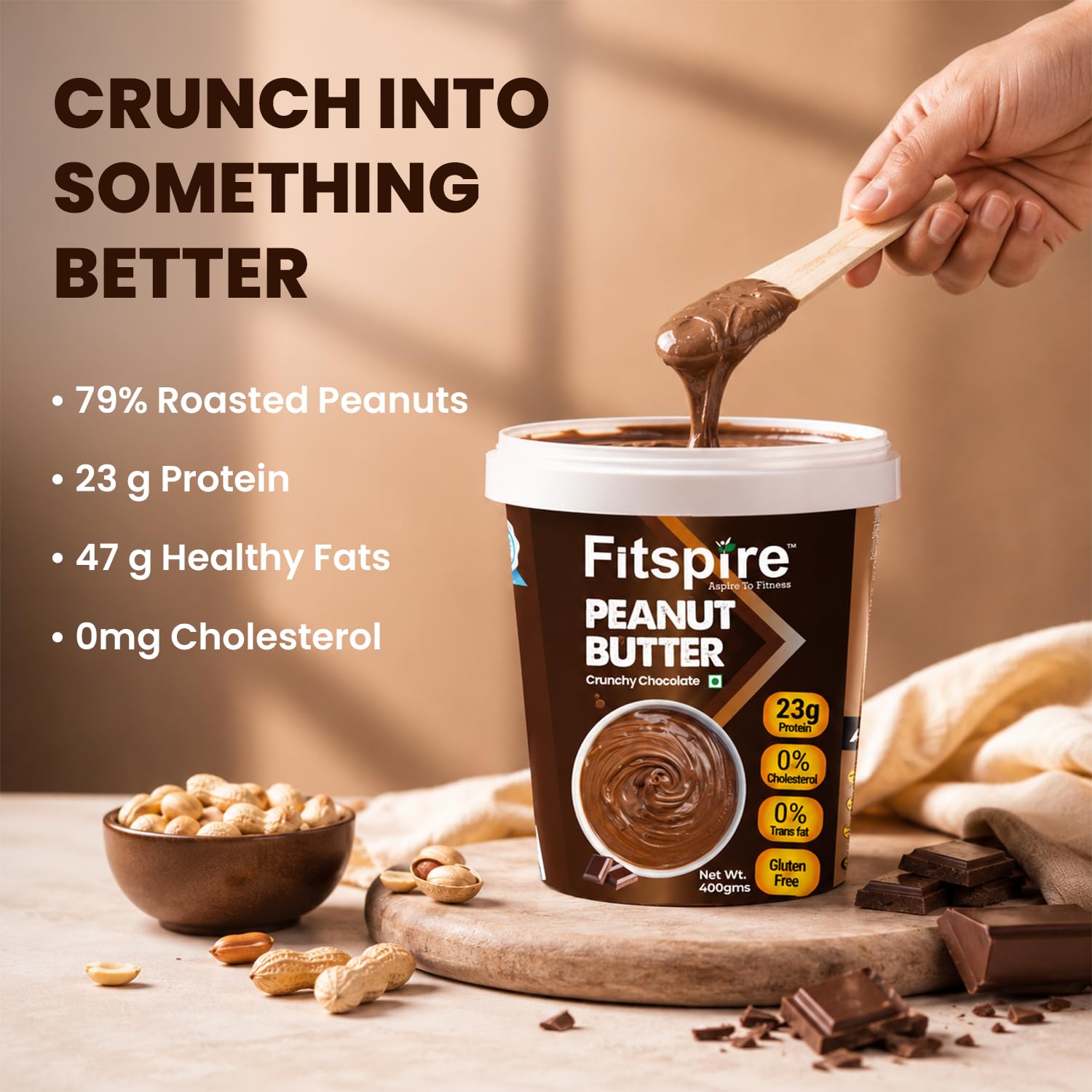 Fitspire Fit Super Pro Whey Protein Powder, 2 lbs (1350g), Whey Isolate & Concentrate Blend - packaging